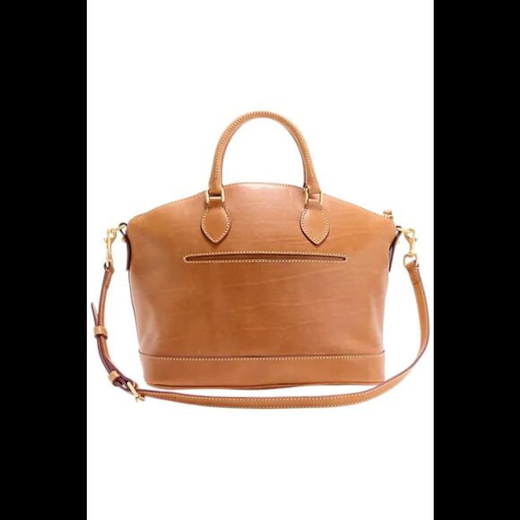 Dooney & Bourke Handbags - Dooney & Bourke Florentine Leather Carissa Satchel Natural